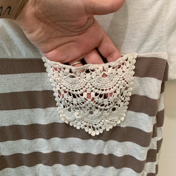 Striped Cotton Tee - Picture 4 of 4